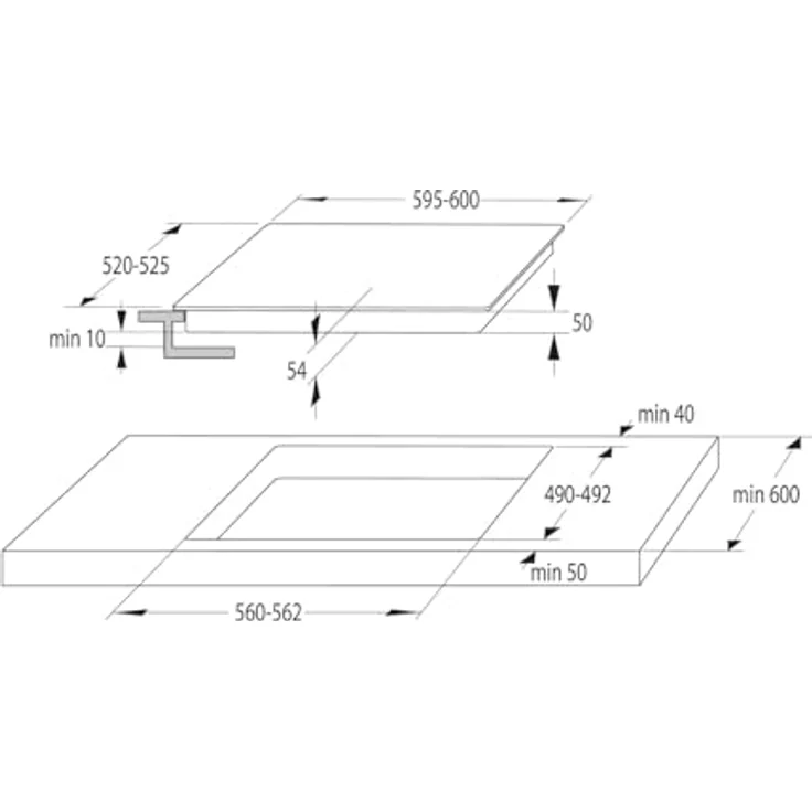 GORENJE Flex-Induktions-Kochfeld GI6432BXWF, 60cm Kochfeld mit BridgeZone und Edelstahlrahmen, Schwarz – Bild 8