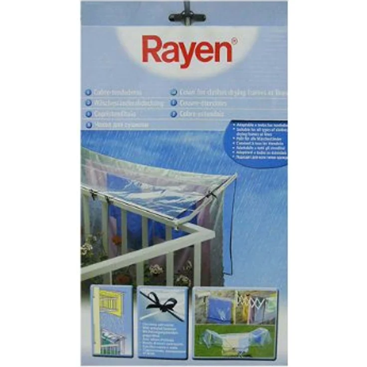 Rayen 6009 Wäscheständer Abdeckung, hängen sie ihre Kleider auch bei Regen auf, 260 x 122 cm – Bild 7