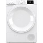 Gorenje DNE 8B Kondenstrockner, 8 kg, LED Display, Made in EU, 16 Programme, Nature Dry, Sportprogramm, Startvorwahl, weiß