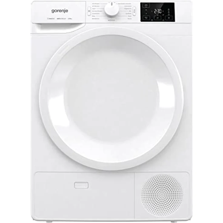 Gorenje DNE 8B Kondenstrockner, 8 kg, LED Display, Made in EU, 16 Programme, Nature Dry, Sportprogramm, Startvorwahl, weiß – Bild 1