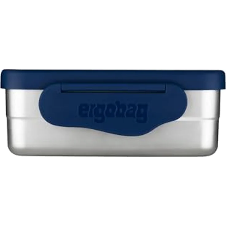 ergobag Lunchbox Edelstahl Brotdosen Set, 2er-Set aus kleiner und großer Dose, 100% BPA-frei, mit hübschen Motiven – Bild 2