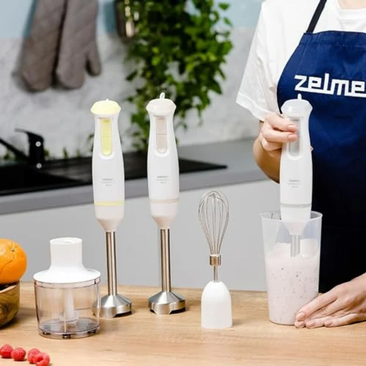 Zelmer ZHB4562L Pulsar Deluxe Max, Stabmixer, Gelb, Weiss – Bild 2