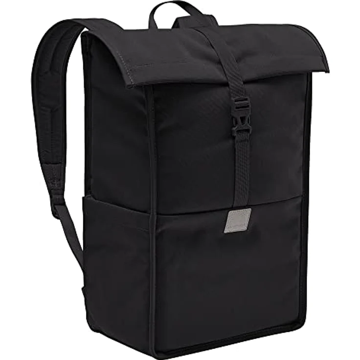 VAUDE Coreway Rolltop 20, Freizeitrucksack mit 15,6 Zoll Laptopfach, gepolsterten Schulterriemen, Schwarz – Bild 5