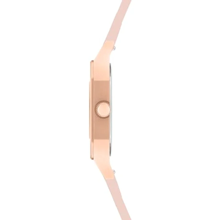 LIEBESKIND Damen Analog Quarz Uhr LT-0503-LQ, Edelstahlgehäuse roségold mattiert, Lederband, wasserdicht bis 3 bar – Bild 3