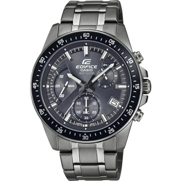 Casio Watch EFV-540DC-1CVUEF, sportliche Chronograph-Uhr in grau – Bild 1
