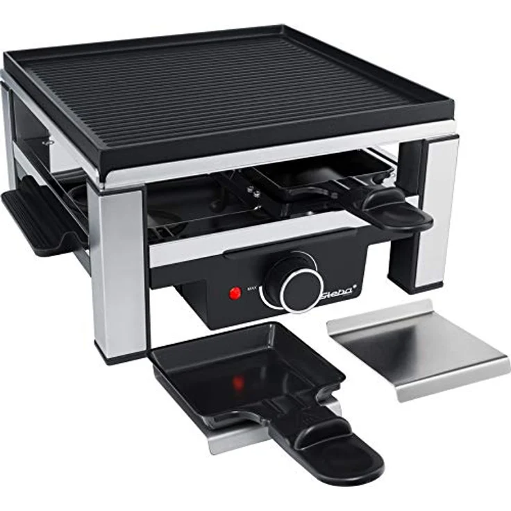 Steba RC 104 Raclette-Grill, 4 Pfännchen, 900 Watt – Bild 2