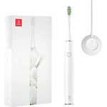 Oclean Air 2, Sonic, elektrische Schallzahnbürste, tragbares ultraleises Design, DuPont Bürstenkopfborsten, 2h-Schnellladung für 40-Tage-Nutzung, Wasserdicht nach IPX7 – Weiß