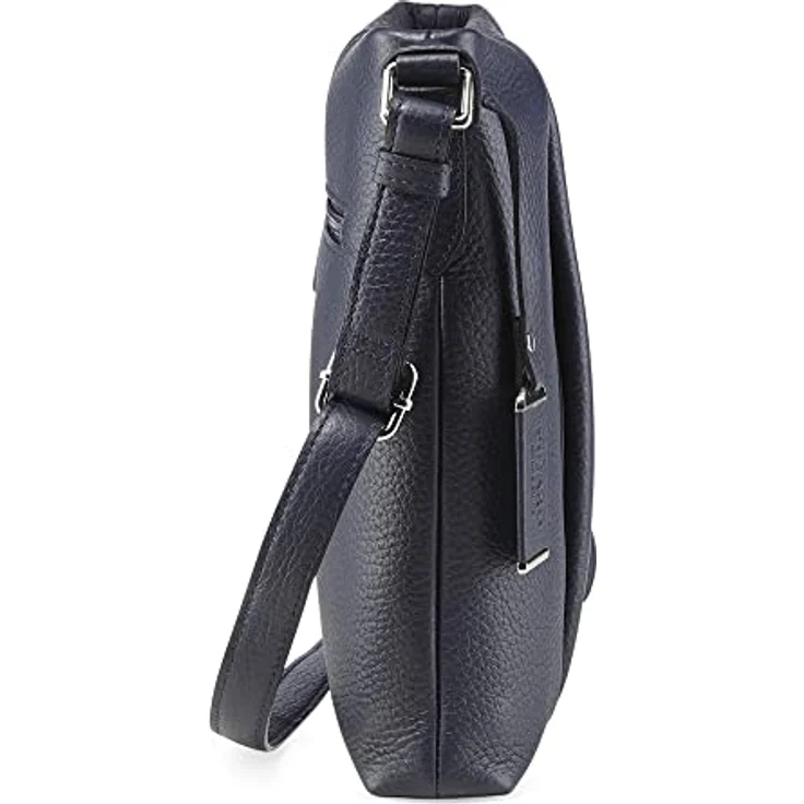 Picard Pure, Handtasche aus Premium Rindsleder mit verdeckter Zippertasche, Blau – Bild 5