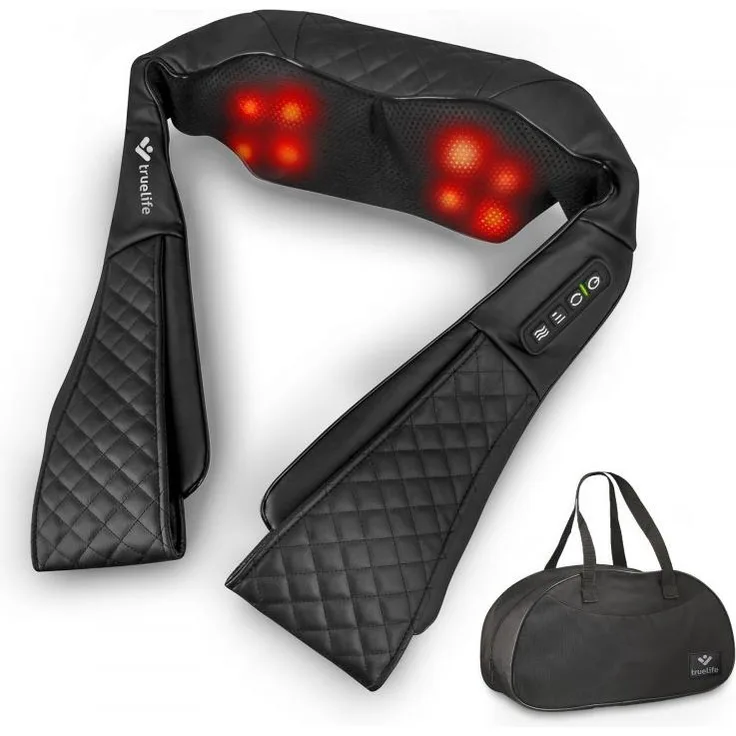 Truelife Massagegerät mit Wärme- und Vibrationsfunktionen, weiß