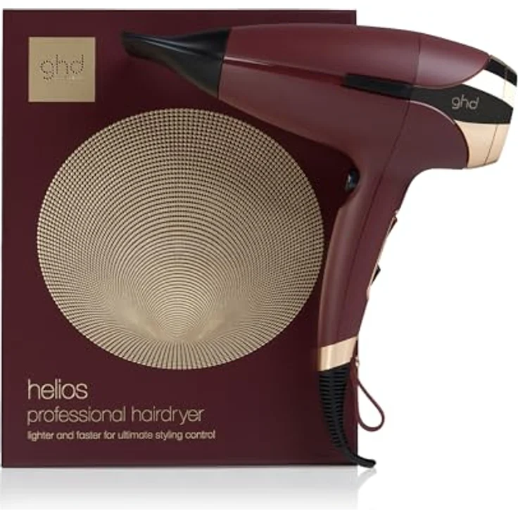 ghd helios Haartrockner, professioneller Haartrockner mit Ionen-Technologie, bordeaux – Bild 3