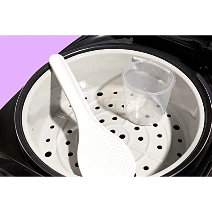 ZOJIRUSHI Premium Reiskocher NL-GAQ18 – 1,8 Liter (10 cups) – mit Warmhaltefunktion – inkl. Messbecher, Reislöffel und Dämpfeinsatz - Mit europäischem Netzkabel – Bild 5