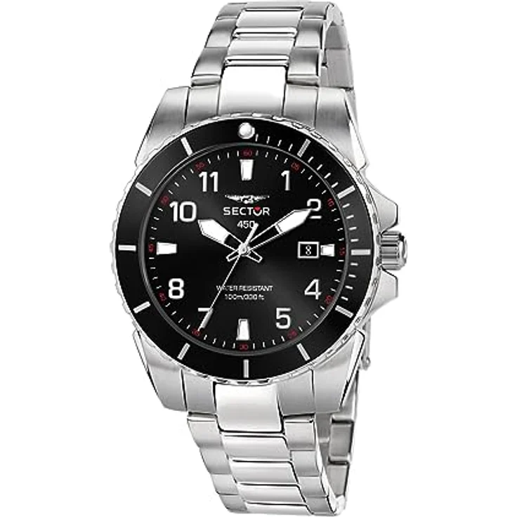 Sector No Limits 450 Herrenuhr, Uhrzeit und Datum, analog  43 mm – Bild 1