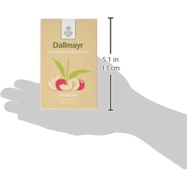 Dallmayr Pfirsich - Aromatisierter Grüner Tee, loser Tee – Bild 5