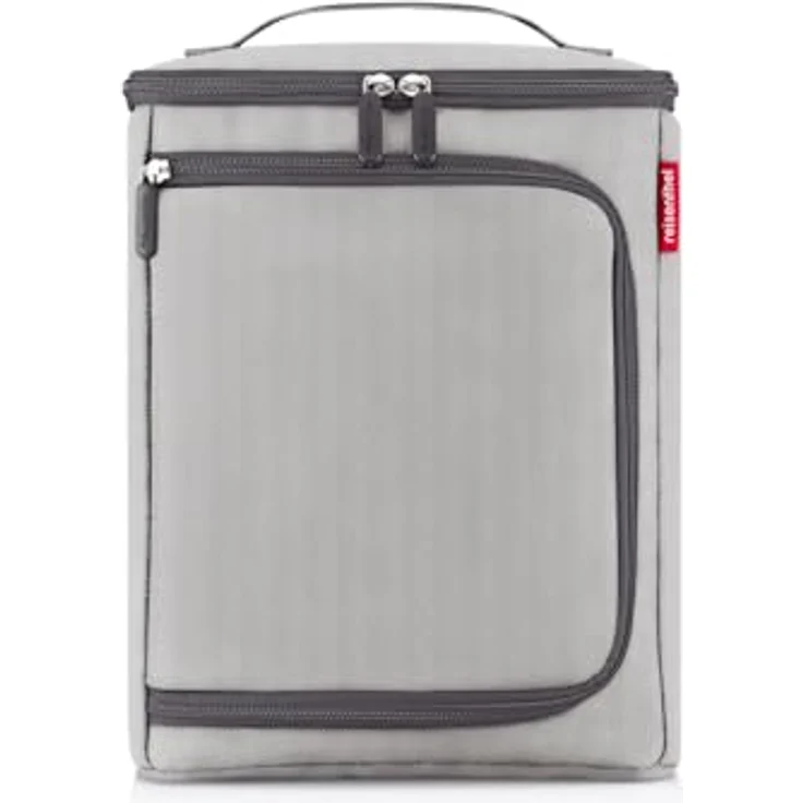 reisenthel Coolerbox Herringbone Grey, 7 l, wasserabweisend mit starker Thermo-Isolierung und zwei Tragegriffen – Bild 1