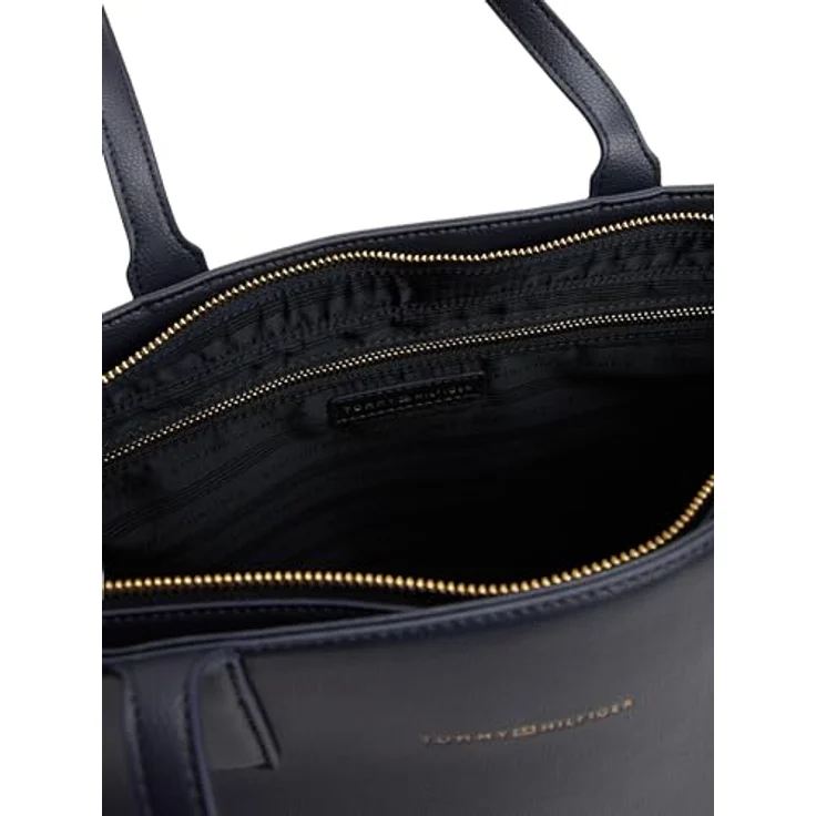 Tommy Hilfiger Logotape Shopper Tasche, 44 cm, space blue, 100% Polyurethan – Bild 4
