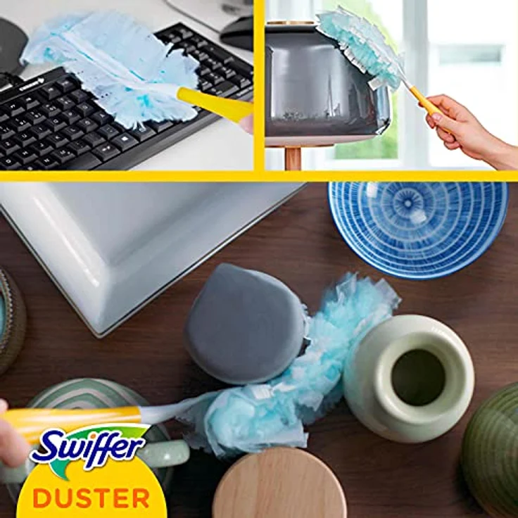 Swiffer Staubmagnet Starterset, (mit 1 Griff und 3 Tücher mit Febreze-Duft), 3 Stück – Bild 5