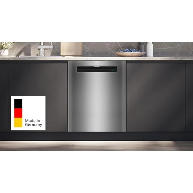 Siemens SN15ES06CS Unterbauspücler 60cm, Edelstahl, Home Connect, varioSpeed Plus, autoOpen dry – Bild 3