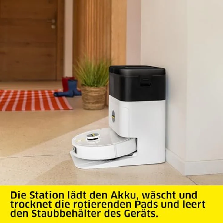 Kärcher Karcher Vakuummopp RVM 4 Comfort Extra, Staubsauger Roboter, Weiss – Bild 8