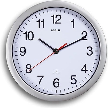 Maul Wanduhr MAULrun Ø 25 cm stilvolle Funkuhr mit automatischer