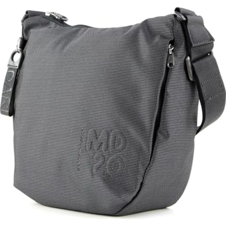Mandarina Duck Umhängetasche, 29 cm, grau, 100% Polyester, 26 x 8 x 29 cm – Bild 2