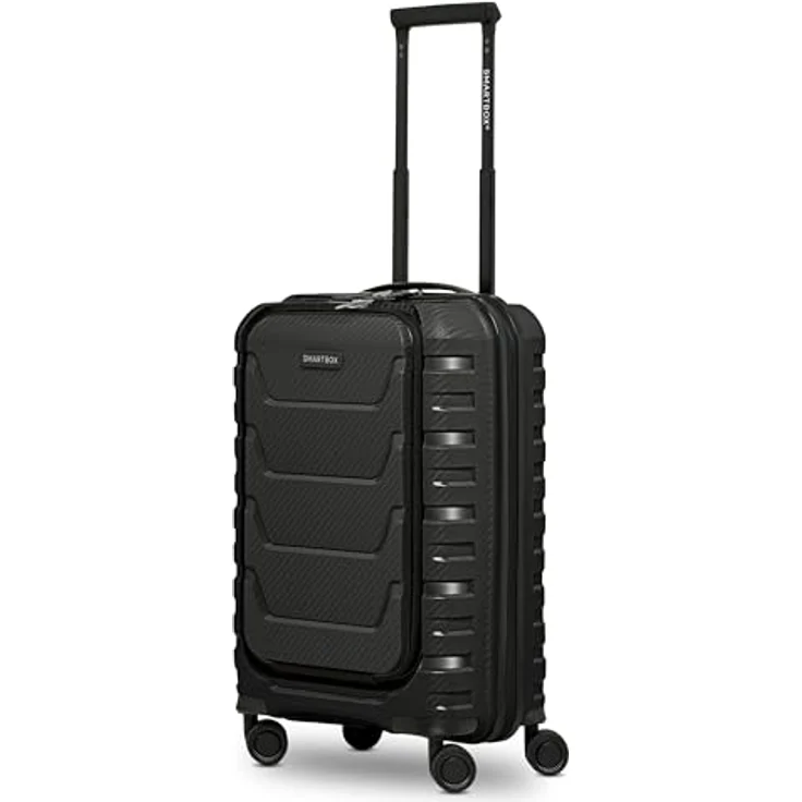 Smartbox Edition 01, 4 Rollen Kabinentrolley 55 cm mit Laptopfach, schwarz – Bild 1