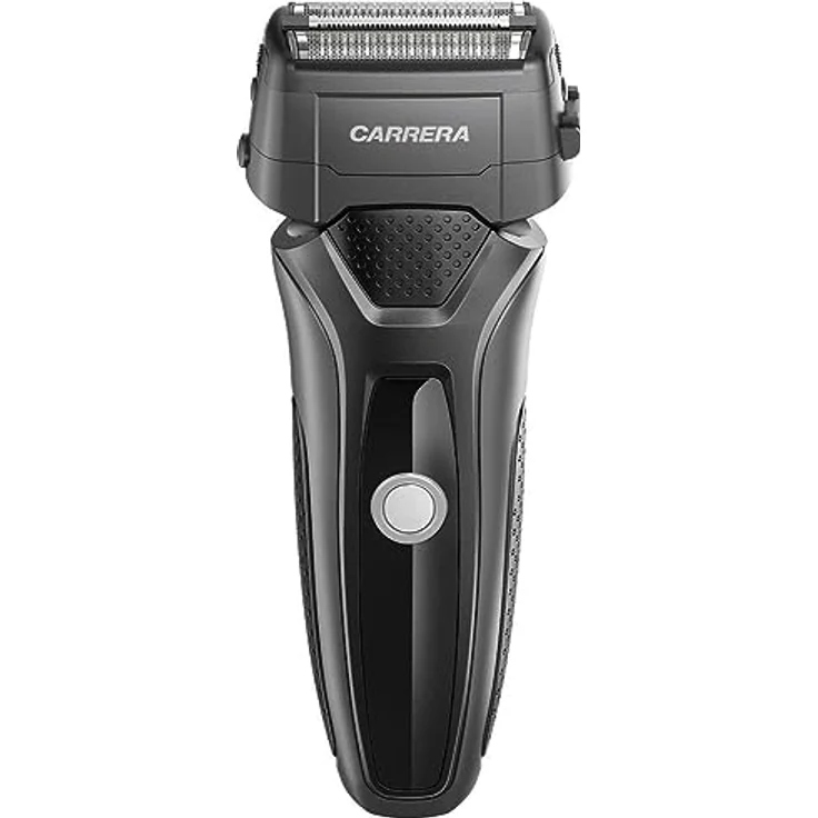 CARRERA - Bart Rasierer Herren elektrisch für [Nass- und Trockenrasur] – Präziser und ergonomisch geformter Rasierapparat mit LCD-Kontrollanzeige und Hochleistungsakku - Elektrorasierer Herren – Bild 3