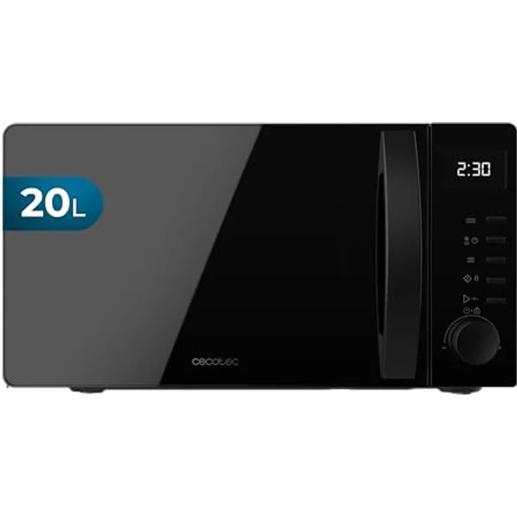 Cecotec Proclean 5005, Solo-Mikrowelle mit 20 l Volumen, 700 W, 3DWave-Technologie, eingebautes Display und Drehregler – Bild 1