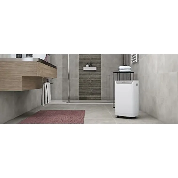 Olimpia Splendid AQUARIA S1 12 P Dehumidifier, 12L/24h Dual Filter, 55m3, White