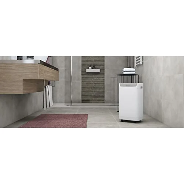Olimpia Splendid AQUARIA S1 12 P Dehumidifier, 12L/24h Dual Filter, 55m3, White