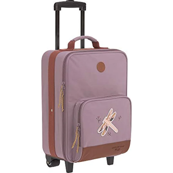 LÄSSIG Kinderkoffer Trolley Reisekoffer mit Teleskopstange und Rollen für Kinder Handgepäck/Trolley Adventure Dragonfly – Bild 1