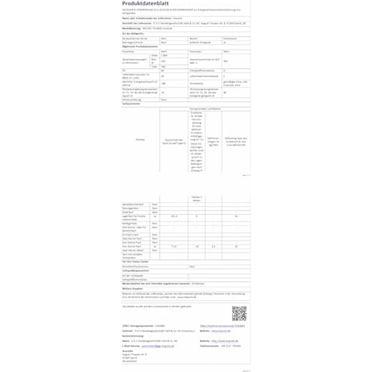 Exquisit Kühl-Gefrierkombination KGC265-70-040D inoxlook, 262 Liter, 4 Glasablagen, 3 Gefrierschubladen, 4-Sterne-Gefrierfach – Bild 10