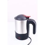 Wehmann Reise-Wasserkocher 12V, Edelstahl Wasserkocher mit 150 Watt, Babykosterwärmer mit Überhitzungsschutz und Kontroll-Leuchte