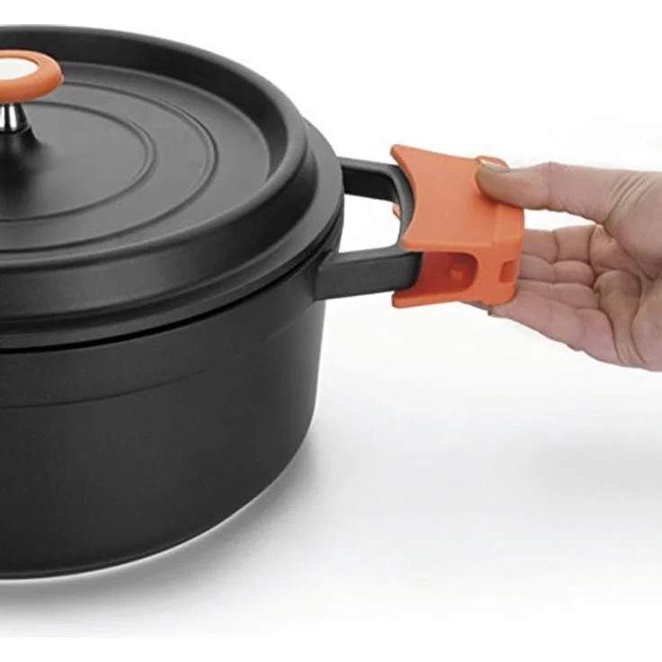 Lacor 25929 Schwarzbratentopf, 28 cm, Gießen Aluminium, schwarz – Bild 2