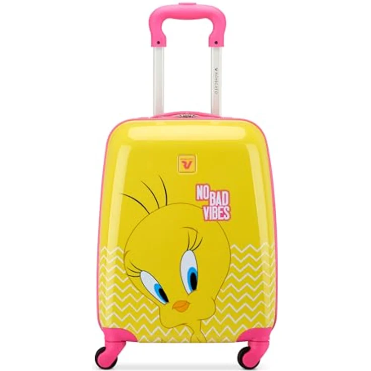 RONCATO Looney Tunes Kabinen-Trolley 44x32x22 cm, 27 L, Tweety Design, 4 Drehrollen, leicht 1.9 kg – Bild 2