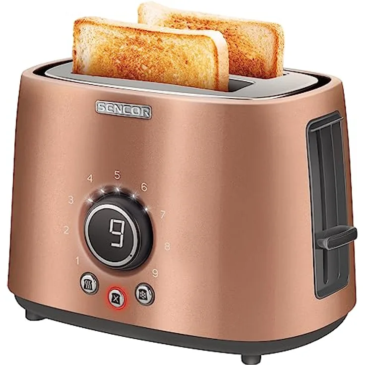 Sencor STS 6056GD Toaster, 2 Schlitze, 1000 W