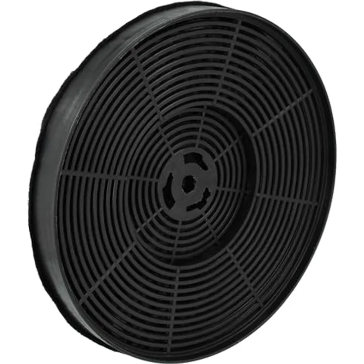 vhbw Aktivkohlefilter kompatibel mit Respekta CH22010/90W-X, CH22010/90WX, CH22010S-X, CH22010SX, CH 22010/90 WX Dunstabzugshaube - 17,5 cm, schwarz – Bild 1