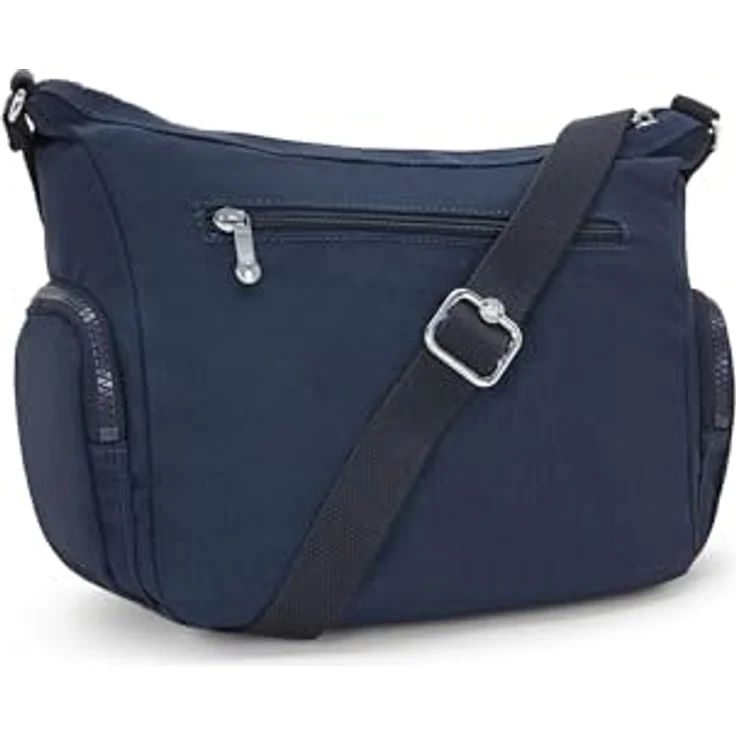 KIPLING Umhängetasche Basic Eyes Wide Open, Blau, mit vielen Zippertaschen – Bild 3