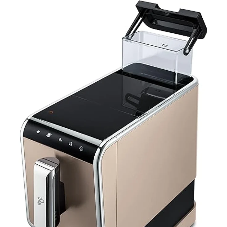 Tchibo Kaffeevollautomat Esperto Caffè für Caffè Crema und Espresso, Metallic Sand – Bild 3