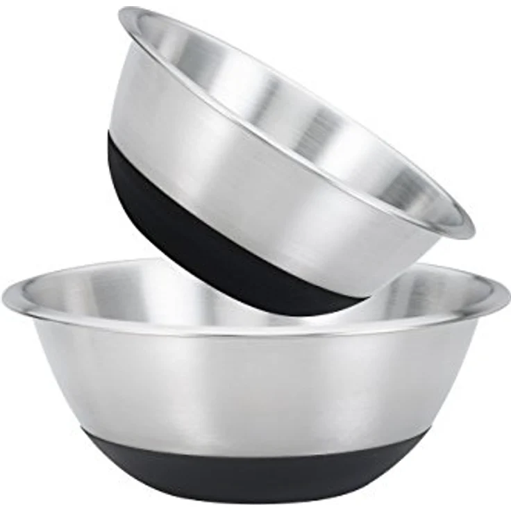 KING Schüssel Black Steel, Edelstahl, Set, 3-tlg, für den täglichen Gebrauch – Bild 2