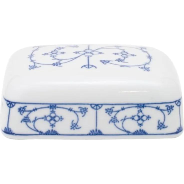 Kahla Porzellan Ersatzdeckel zur Butterdose eckig 250gr. BLAU SAKS Kahla