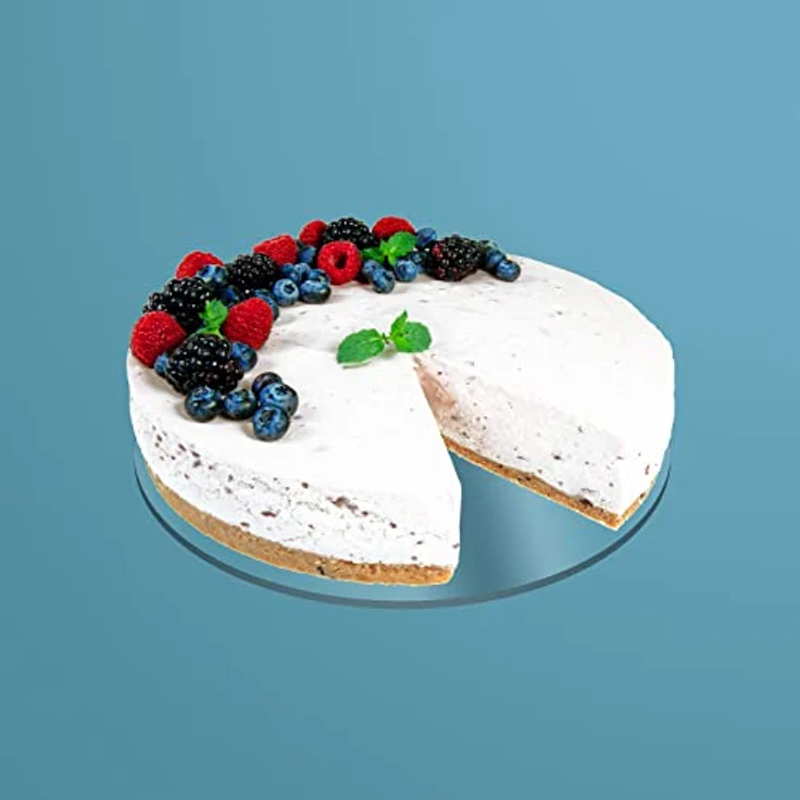 coox Springform mit Glasboden ⌀ 26 cm in Dunkelrot, backen und direkt auf der Glasplatte servieren und schneiden, kein Umsetzen nötig – Bild 5