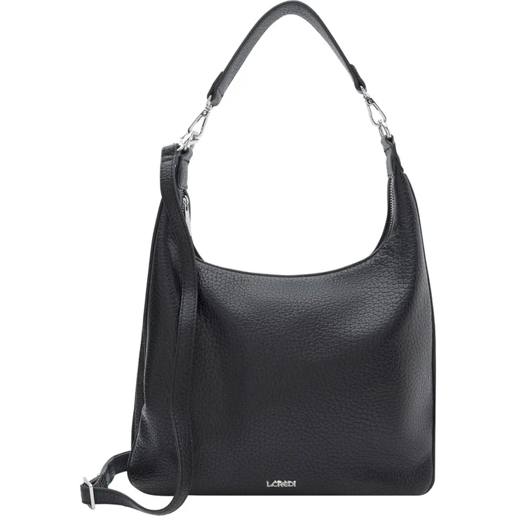 L.Credi Parmida Schultertasche 33 cm, Handtasche in Schwarz mit modernem Design