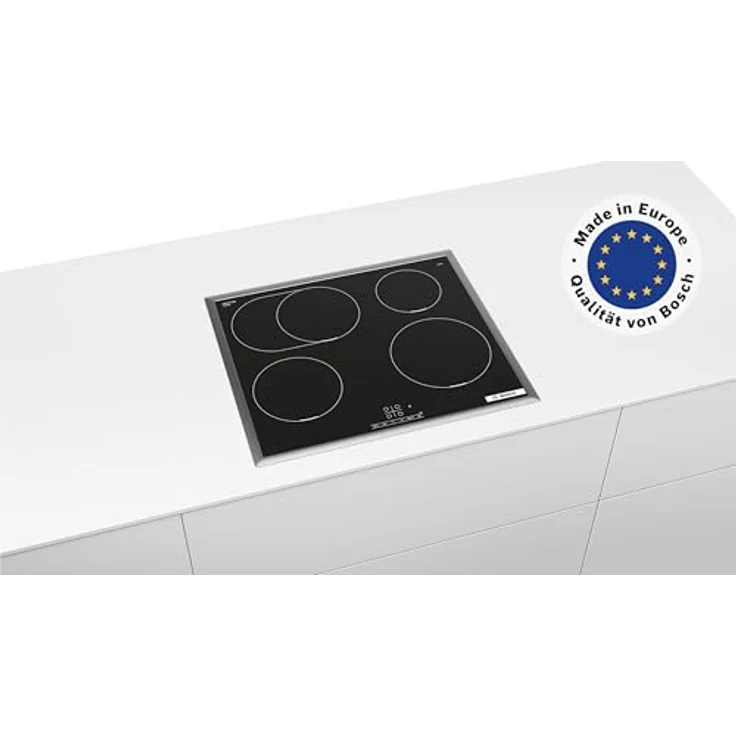 Bosch HBD675CS62, Backofen-Set mit Einbau-Backofen 60 cm und Induktionskochfeld 60 cm, Serie 6 & 4, Air Fry, Pyrolyse, Touch Bedienung, PowerBoost, Edelstahl – Bild 2