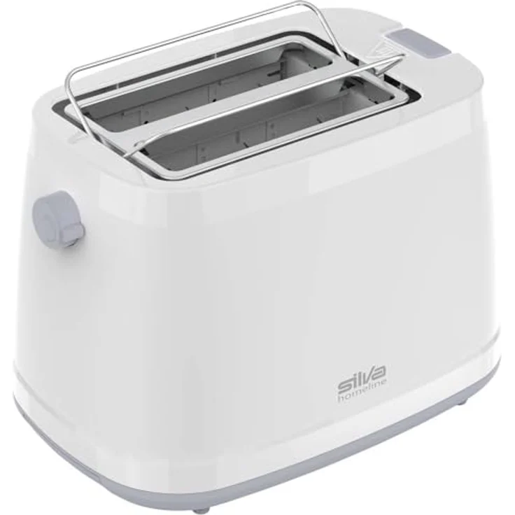 Silva Homeline TA 2302 Toaster mit Brötchenaufsatz Weiß – Bild 1
