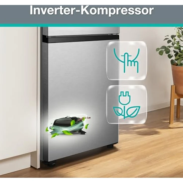 GORENJE NRK620AA1XL4 Kühlgefrierkombination (A, 109 kWh, 2017 mm hoch, Silber) – Bild 7