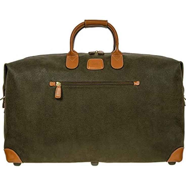 Bric's Life Reisetasche 55 cm, Kunstleder, olivgrün, 55 x 26 x 32 cm