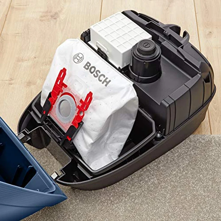 Bosch BGL6XSIL3 Serie 6 Bodenstaubsauger mit Beutel, blau – Bild 6