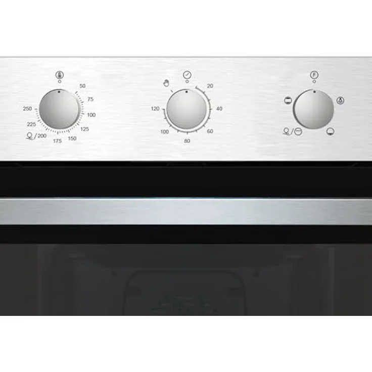 CATA Ofen SES 7104 X, Statischer Backofen mit 5 Funktionen, 78 l, Edelstahl-Finish und schwarzem Glas, AquaSmart Reinigung, Innenbeleuchtung – Bild 3