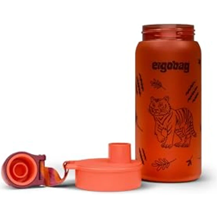 ergobag Trinkflasche, auslaufsicher und kohlensäuregeeignet, 0,5 Liter, BPA-frei – Bild 5