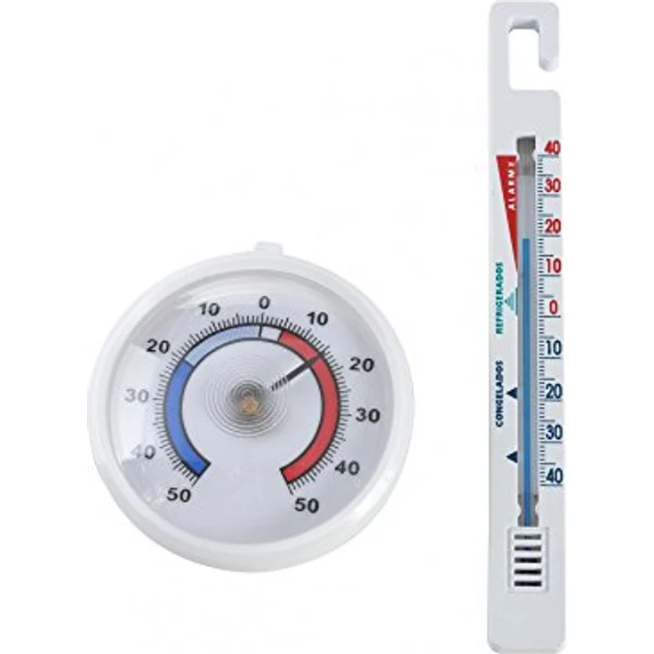 Kühlschrankthermometer Gefrierschrankthermometer Kühltruhenthermometer Ø 7 cm – Bild 2